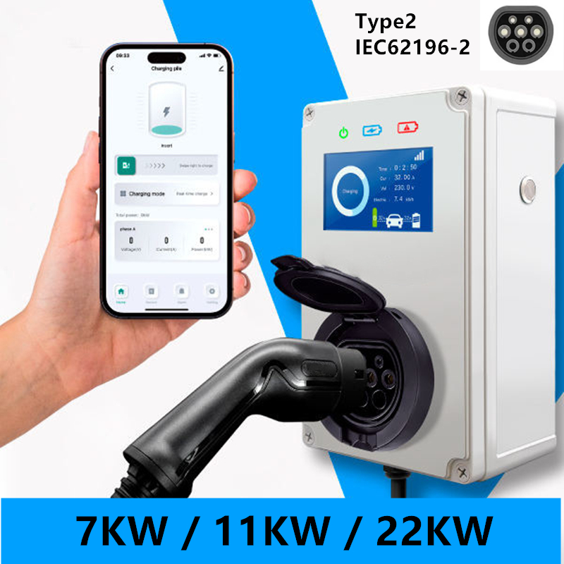 Wallbox Ev - Caricatore EV Tipo 2 32A 7KW,